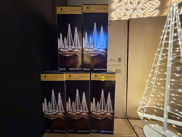 Santa's tree boom kerstverlichting / buitenverlichting (58x) - afbeelding 12 van  14