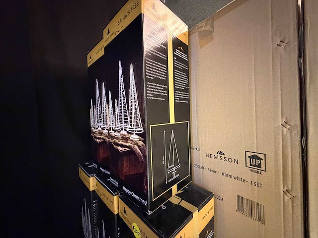 Santa's tree boom kerstverlichting / buitenverlichting (58x) - afbeelding 13 van  14