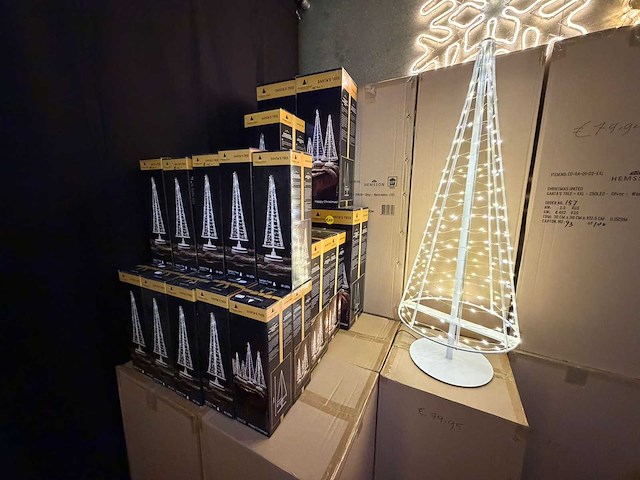 Santa's tree boom kerstverlichting / buitenverlichting (58x) - afbeelding 14 van  14