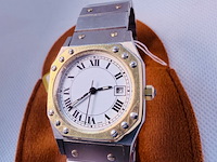Santos model octagon tank horloge - afbeelding 1 van  8