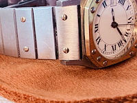 Santos model octagon tank horloge - afbeelding 4 van  8