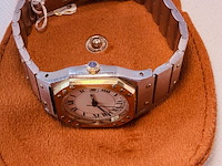 Santos model octagon tank horloge - afbeelding 5 van  8