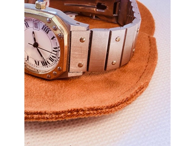 Santos model octagon tank horloge - afbeelding 6 van  8