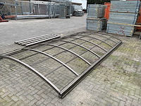 Sanwa aluminium overkapping 5.40x3.0m - afbeelding 2 van  6