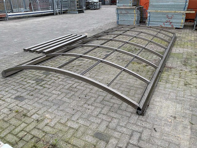 Sanwa aluminium overkapping 5.40x3.0m - afbeelding 3 van  6