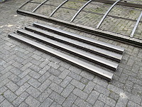 Sanwa aluminium overkapping 5.40x3.0m - afbeelding 4 van  6