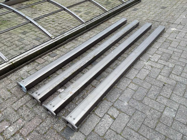 Sanwa aluminium overkapping 5.40x3.0m - afbeelding 6 van  9