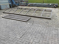 Sanwa aluminium overkapping 5.40x3.0m - afbeelding 1 van  8