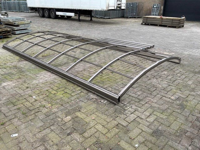 Sanwa aluminium overkapping 5.40x3.0m - afbeelding 2 van  8