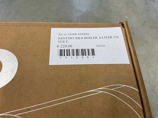 Sanymo xb-6 boiler - afbeelding 3 van  4