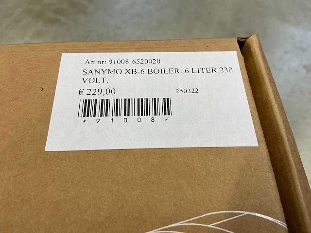 Sanymo xb-6 boiler - afbeelding 3 van  4