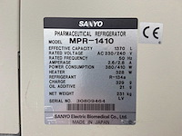 Sanyo mpr-1410 laboratoriumkoelkast - afbeelding 6 van  6