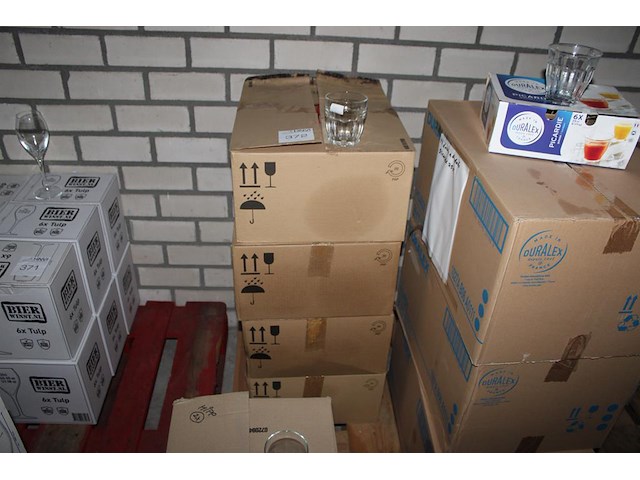 Sapglazen in 4 dozen. 180 stuks. - afbeelding 1 van  2