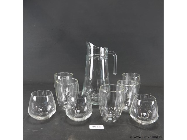 Sapkan met glazen - afbeelding 1 van  5