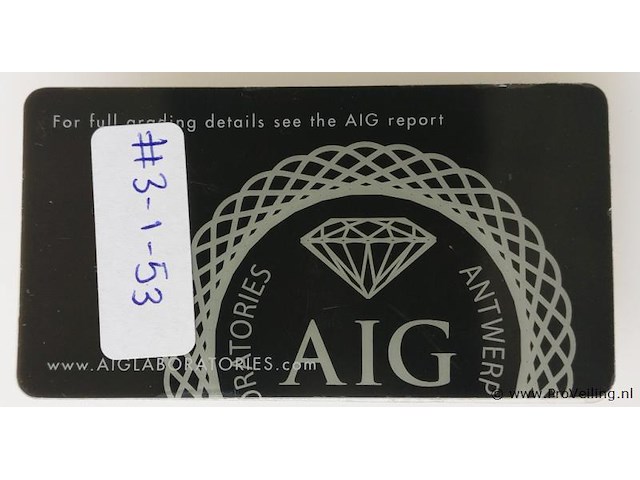 Sapphire 0.75ct aig certified - afbeelding 3 van  4