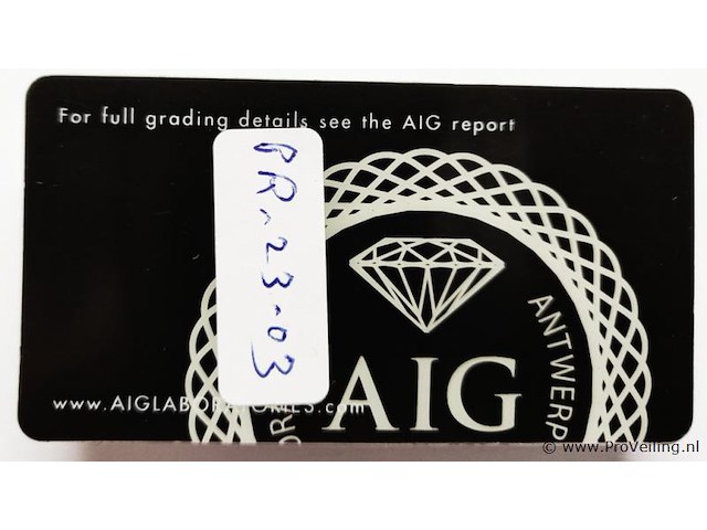 Sapphire 1.55ct aig certified - afbeelding 2 van  3