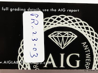Sapphire 1.55ct aig certified - afbeelding 2 van  3
