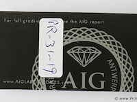 Sapphire 3.31ct aig certified - afbeelding 2 van  3