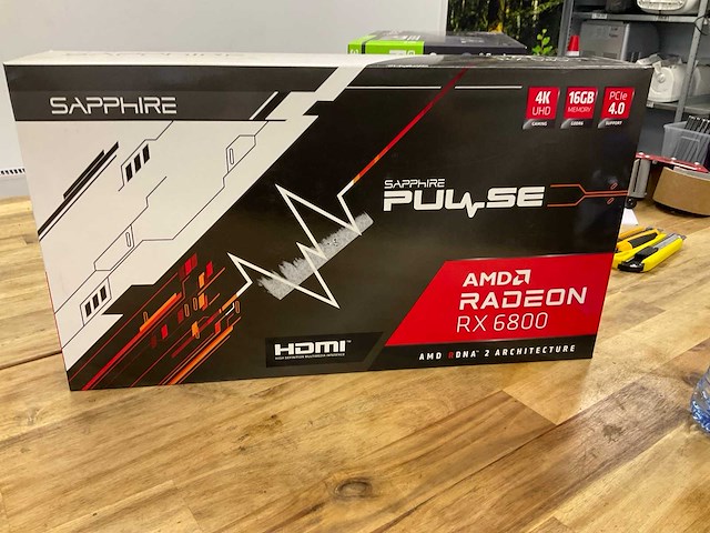Sapphire amd radeon rx 6800 videokaart - afbeelding 1 van  5