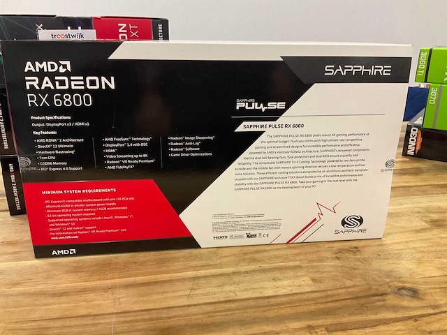 Sapphire amd radeon rx 6800 videokaart - afbeelding 2 van  5
