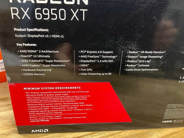 Sapphire nitro+ amd radeon rx 6950 xt videokaart - afbeelding 4 van  6