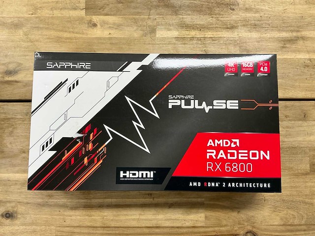 Sapphire pulse amd radeon rx 6800 videokaart - afbeelding 1 van  3