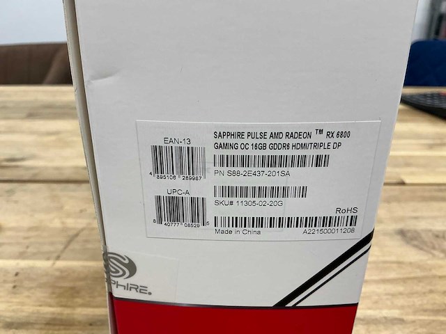 Sapphire pulse amd radeon rx 6800 videokaart - afbeelding 3 van  3