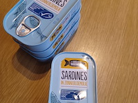 Sardines in zonnebloemolie tht 28-02-2029 125 gram aantal 4 blikjes. - afbeelding 3 van  3