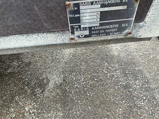 Saris aanhangwagen - afbeelding 3 van  12