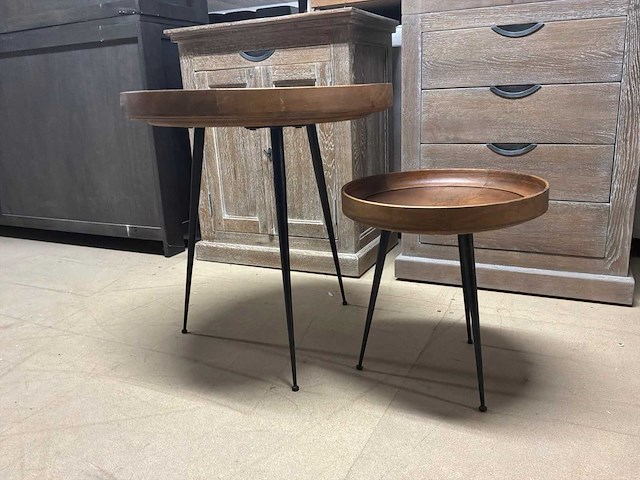 Sarnoo bijzettafel set van 2 - afbeelding 10 van  12