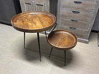 Sarnoo bijzettafel set van 2 - afbeelding 3 van  12