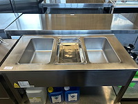 Saro - bt-3 - mobiele au-bain-marie 3x 1/1 gn