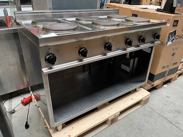 Saro - elektrische kookplaat 6-pits met onderstel - afbeelding 1 van  7