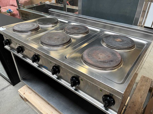 Saro - elektrische kookplaat 6-pits met onderstel - afbeelding 3 van  7