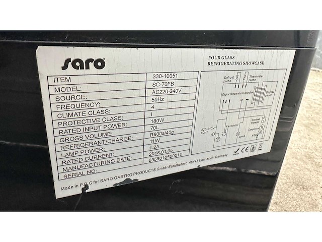 Saro - koelvitrine - afbeelding 5 van  5