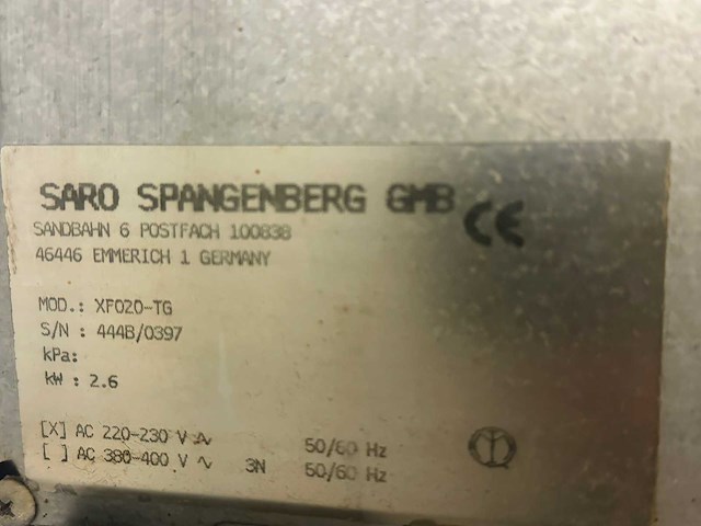 Saro - xf020-tg - heteluchtoven - afbeelding 3 van  5