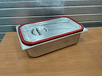 Saro 1/1 gn bakken met siliconen deksels (2x) - afbeelding 3 van  6