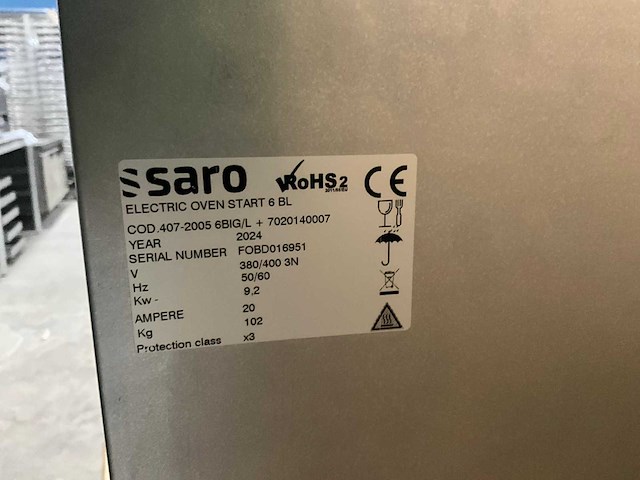 Saro 6 bl pizza oven - afbeelding 2 van  10