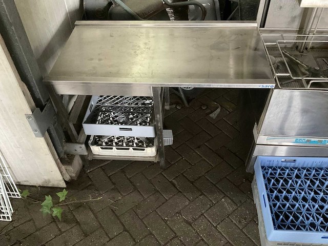 Saro aan- afvoertafel v.v. voorspoelkraan - afbeelding 3 van  4