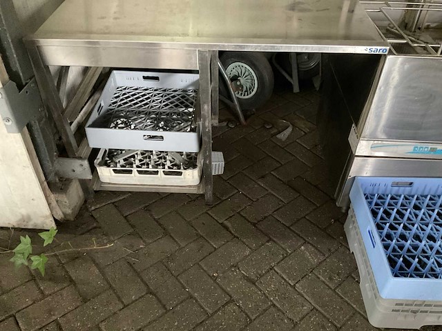 Saro aan- afvoertafel v.v. voorspoelkraan - afbeelding 4 van  4