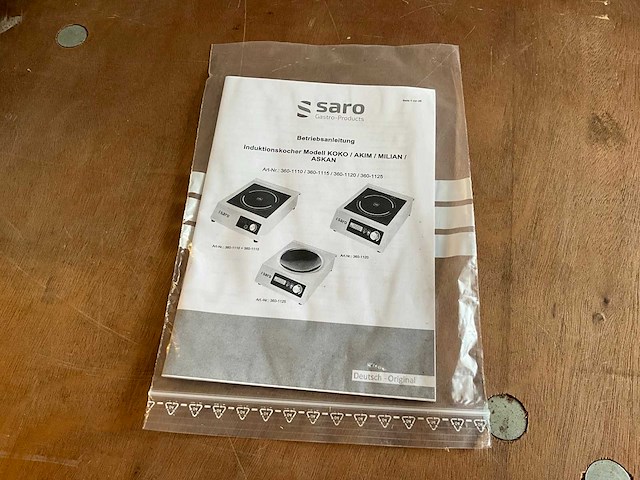 Saro akim inductie kookplaat - afbeelding 6 van  8