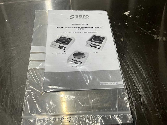 Saro akim inductie kookplaat - afbeelding 7 van  7