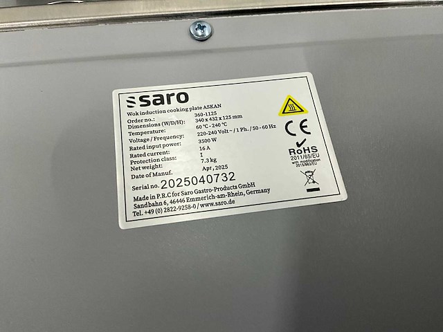 Saro askan inductie wok - afbeelding 6 van  6