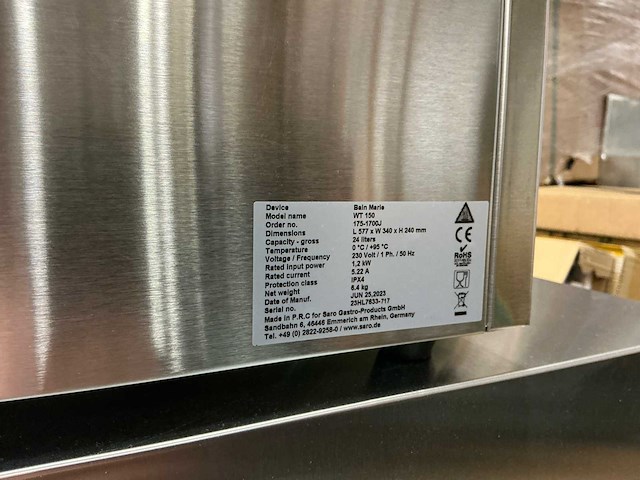 Saro bain marie overige warmhoudapparatuur - afbeelding 5 van  5