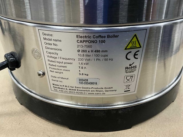 Saro cappono 100 percolator - afbeelding 6 van  6