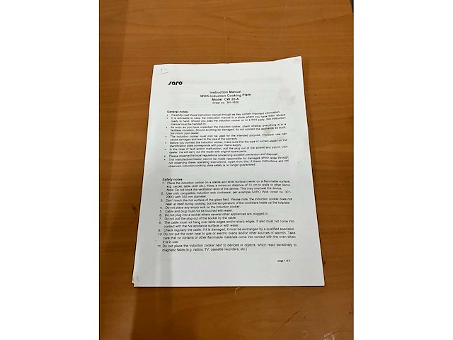 Saro cw 25-a inductie wok - afbeelding 8 van  9