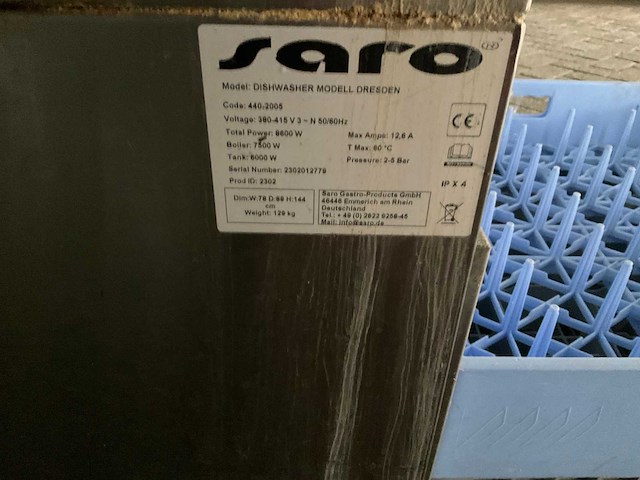 Saro dresden vaatwasser b.j. 2023 - afbeelding 4 van  4