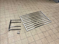 Saro dubbel rvs pannenrek - afbeelding 2 van  5