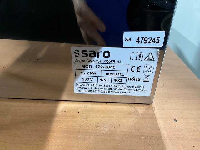 Saro dubbele friteuse - afbeelding 7 van  7