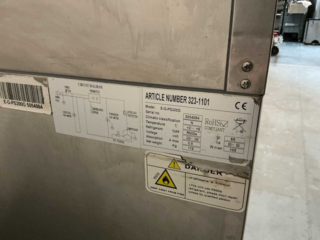 Saro e-g-ps200g pizza werkbank - afbeelding 3 van  6